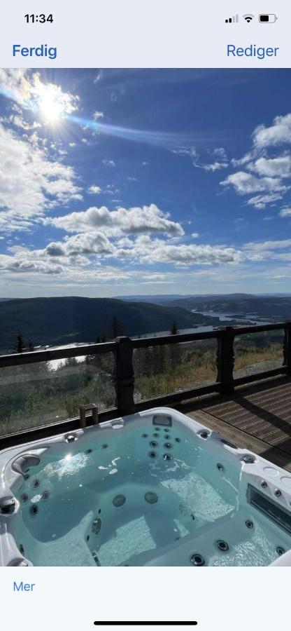 Norefjell - Storhytte Med Jacuzzi Og Fantastisk Beliggenhet Noresund Екстериор снимка