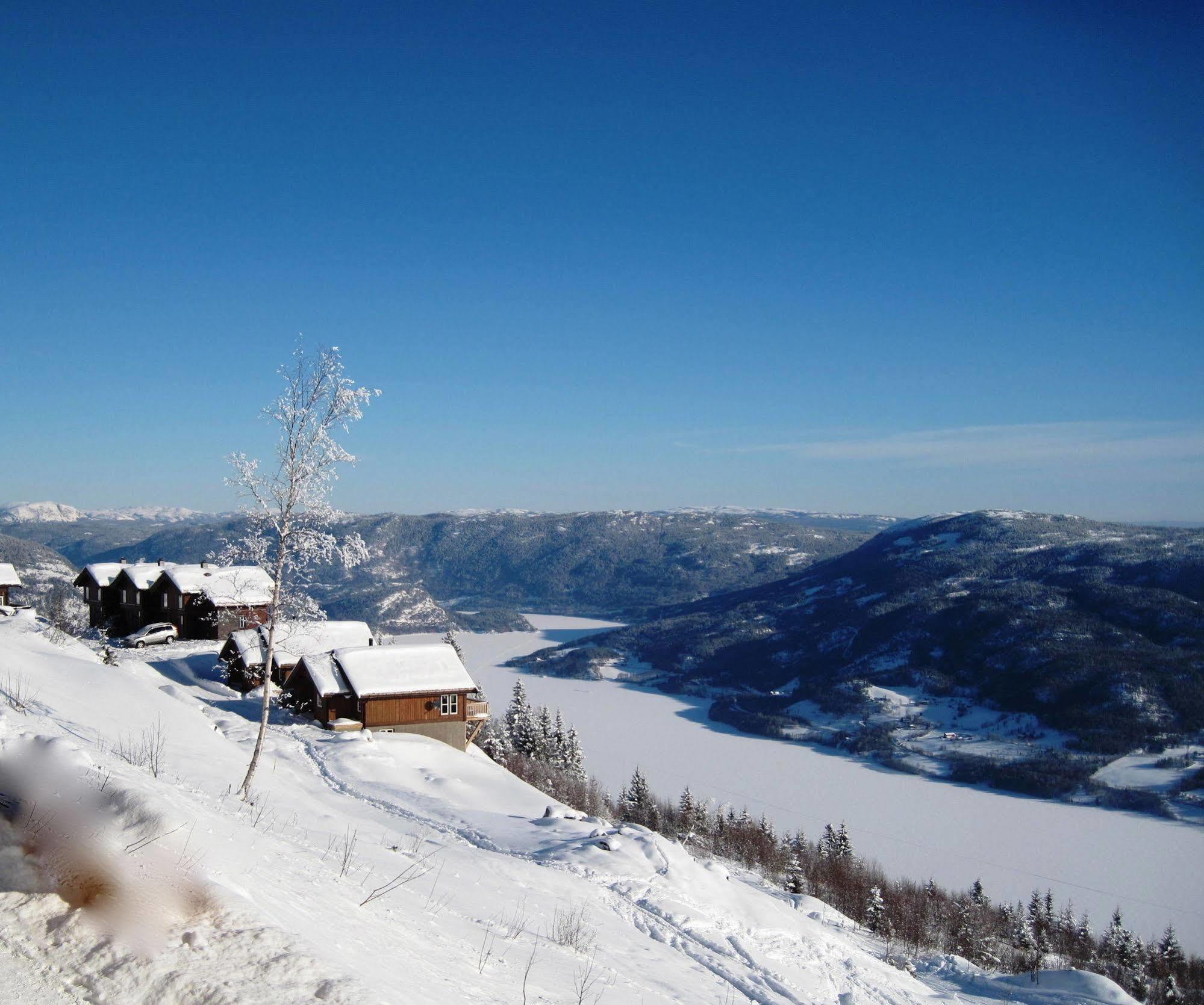 Norefjell - Storhytte Med Jacuzzi Og Fantastisk Beliggenhet Noresund Екстериор снимка
